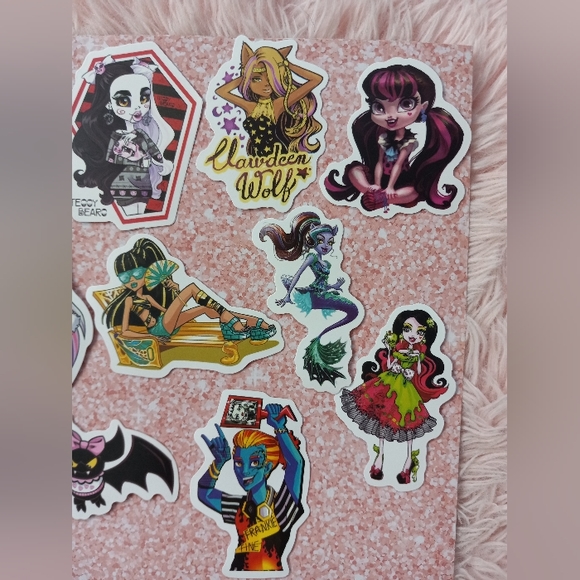 Monster High sticker packs! 2 packs of 12 each! - Picture 3 of 6